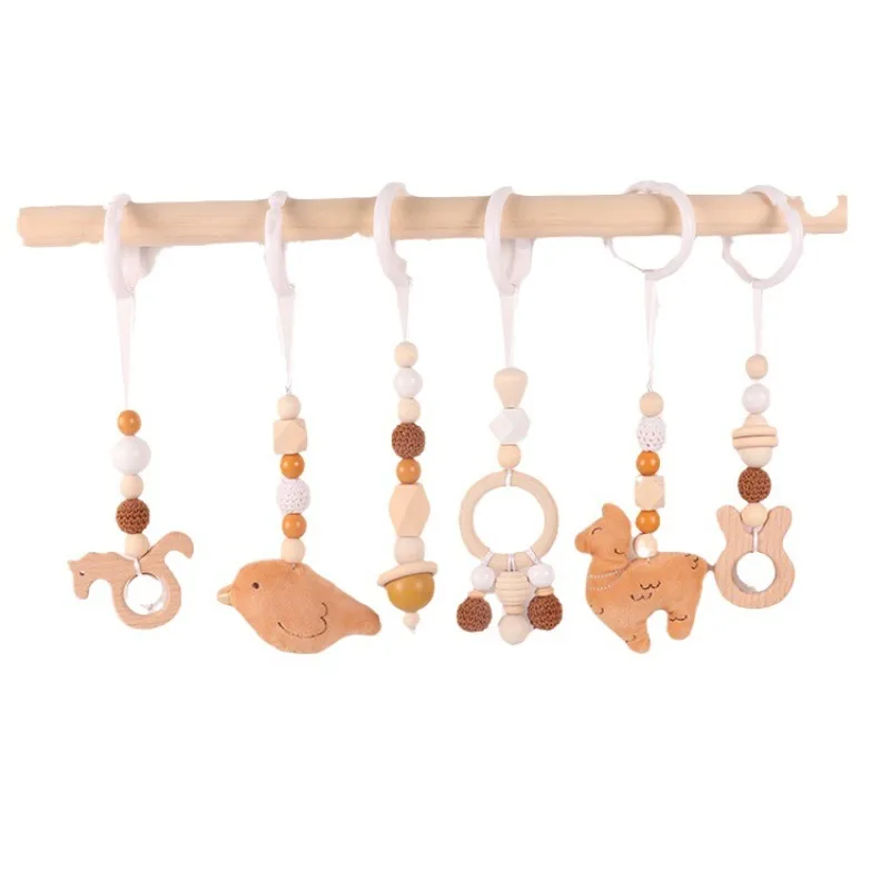 6Pcs Wooden Baby Toys Wooden B - Wood Ring Blank recensie en prijs