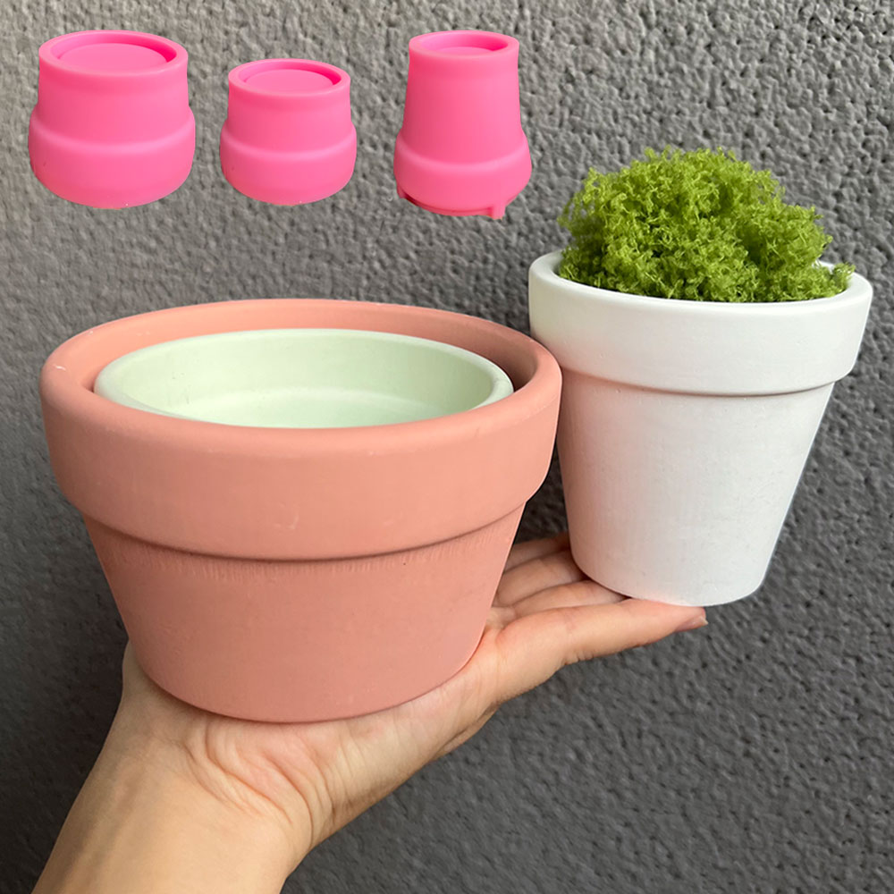 Large Concrete Plant Pot Silic - Coaster Mold Round recensie en prijs