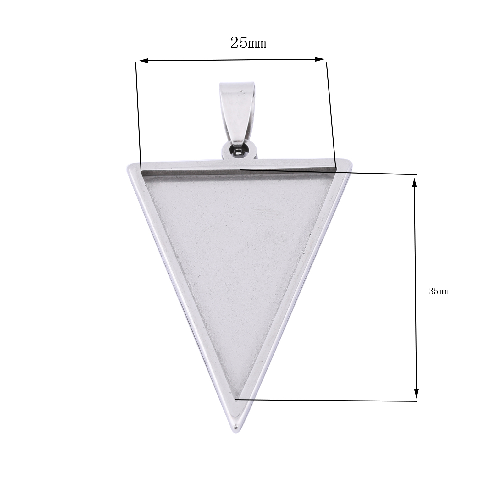 5pcs Stainless Steel 25x35mm T - Bezels Set Pendant recensie en prijs